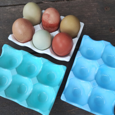 Handmade Eco Resin Egg Holder (6 Egg Capacity)