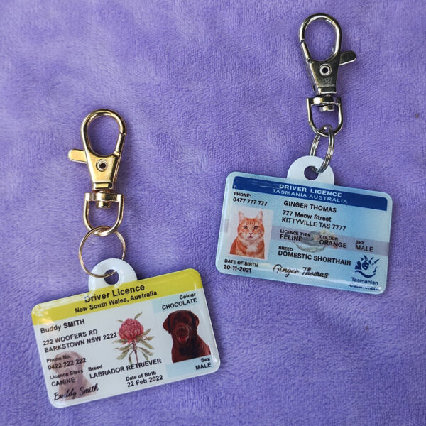 Custom Australian Driver Licence Pet ID Tag - Image 5