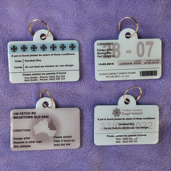 Custom Australian Driver Licence Pet ID Tag - Image 8
