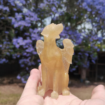 Custom Resin Pet Memorial Sitting Large Breed Angel Dog Statue Figurine