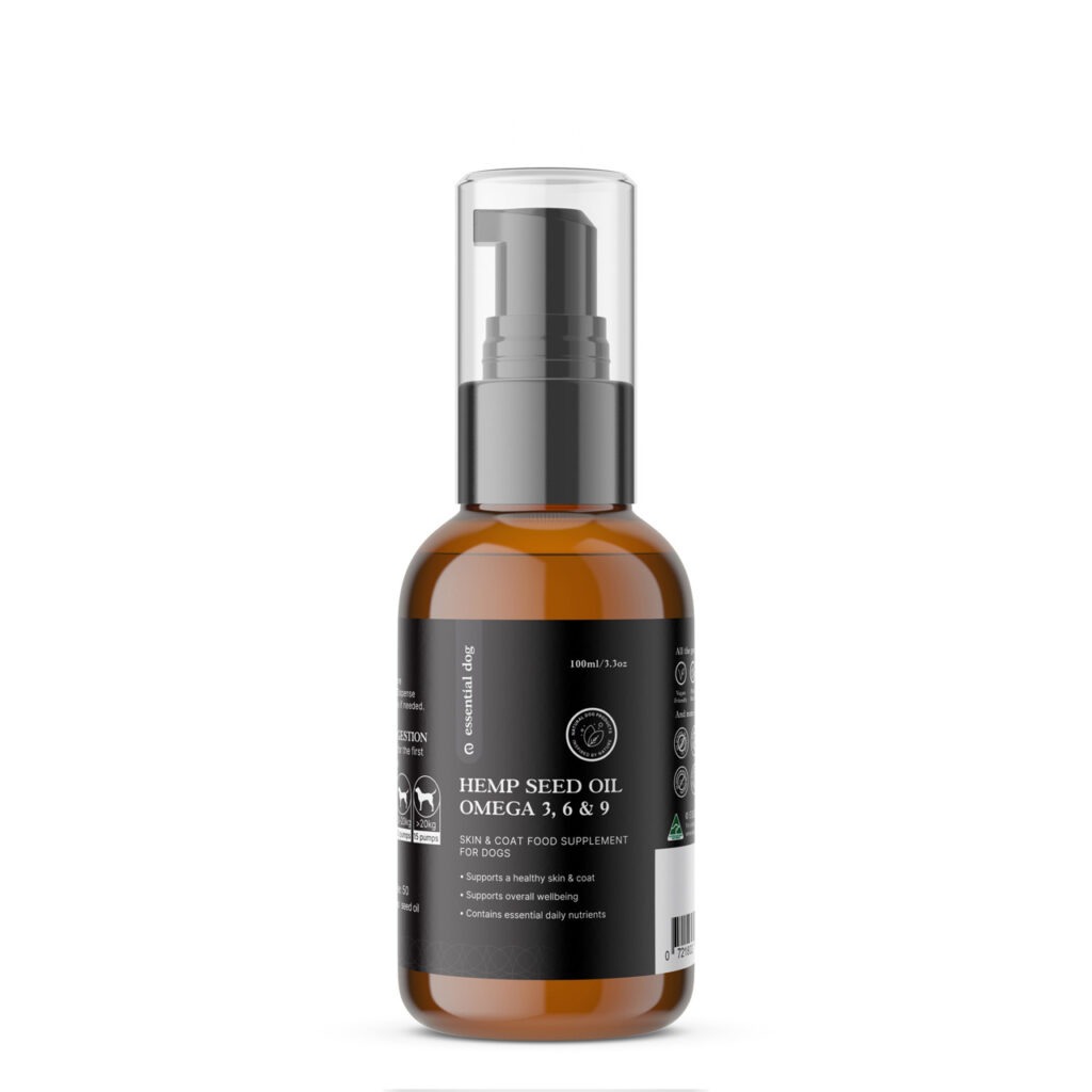 Essential Dog – 100% Raw Hemp Seed Oil (Supplement)