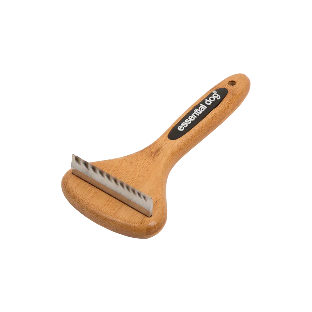 Essential Dog – Natural Bamboo Deshedding Tool