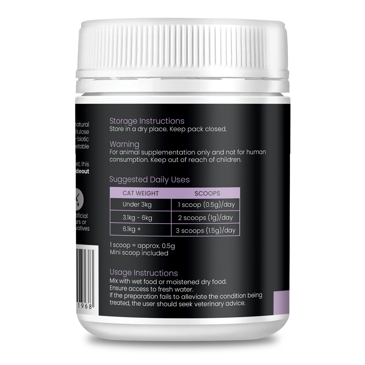 EAC Animal Care – Gut & Furball Support For Cats - Image 2