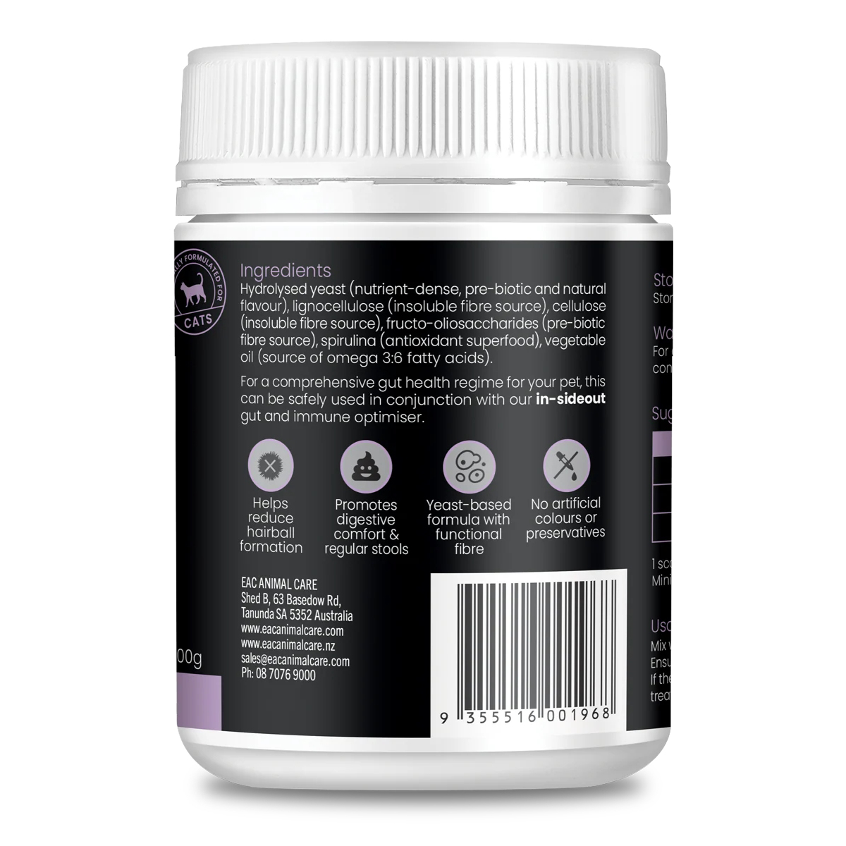 EAC Animal Care – Gut & Furball Support For Cats - Image 3