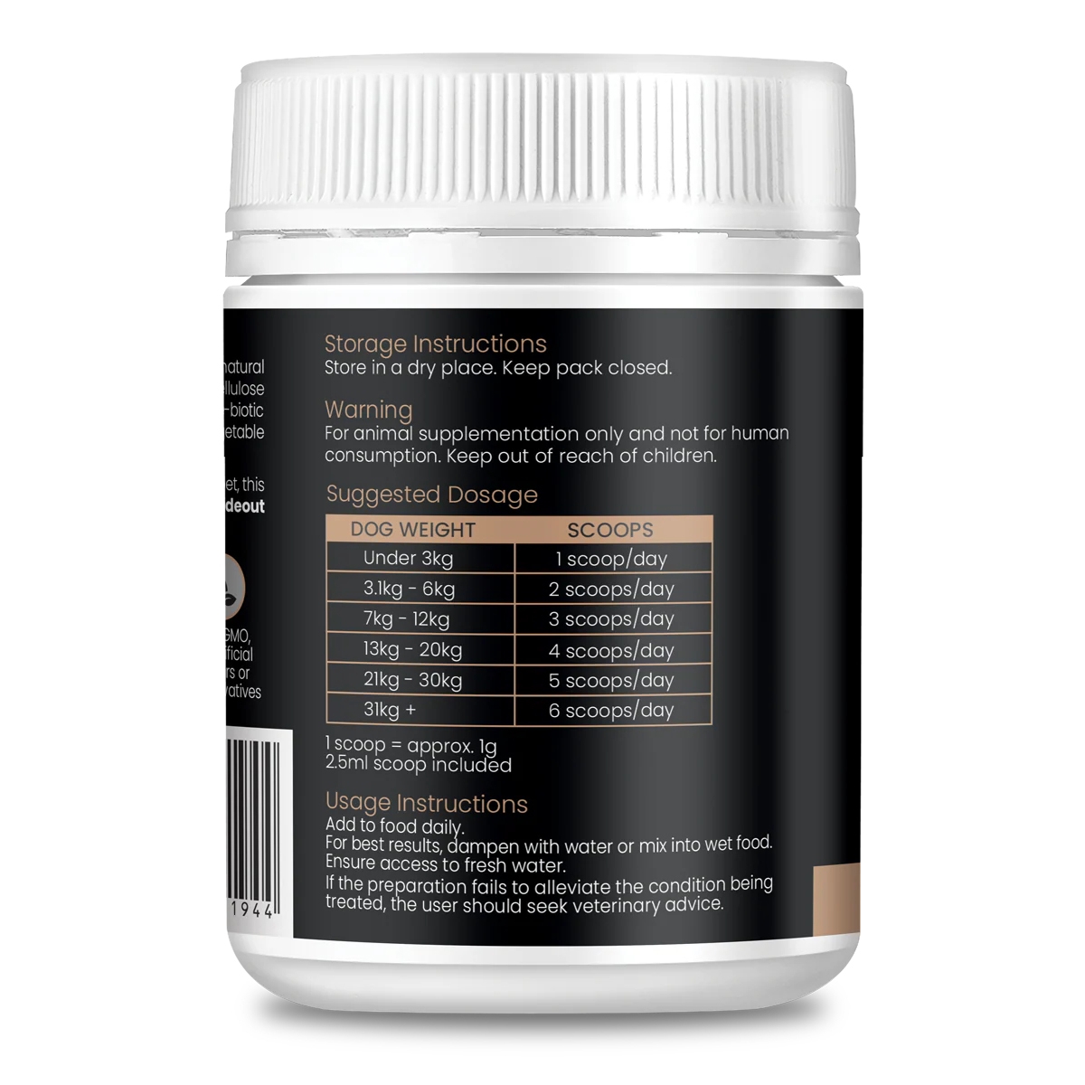 EAC Animal Care – Gut & Gland Support For Dogs - Image 2