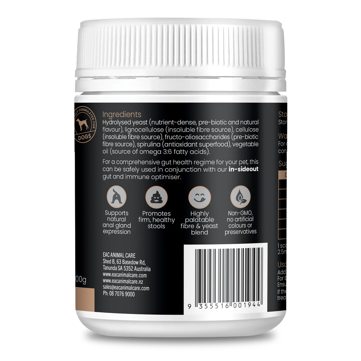 EAC Animal Care – Gut & Gland Support For Dogs - Image 3