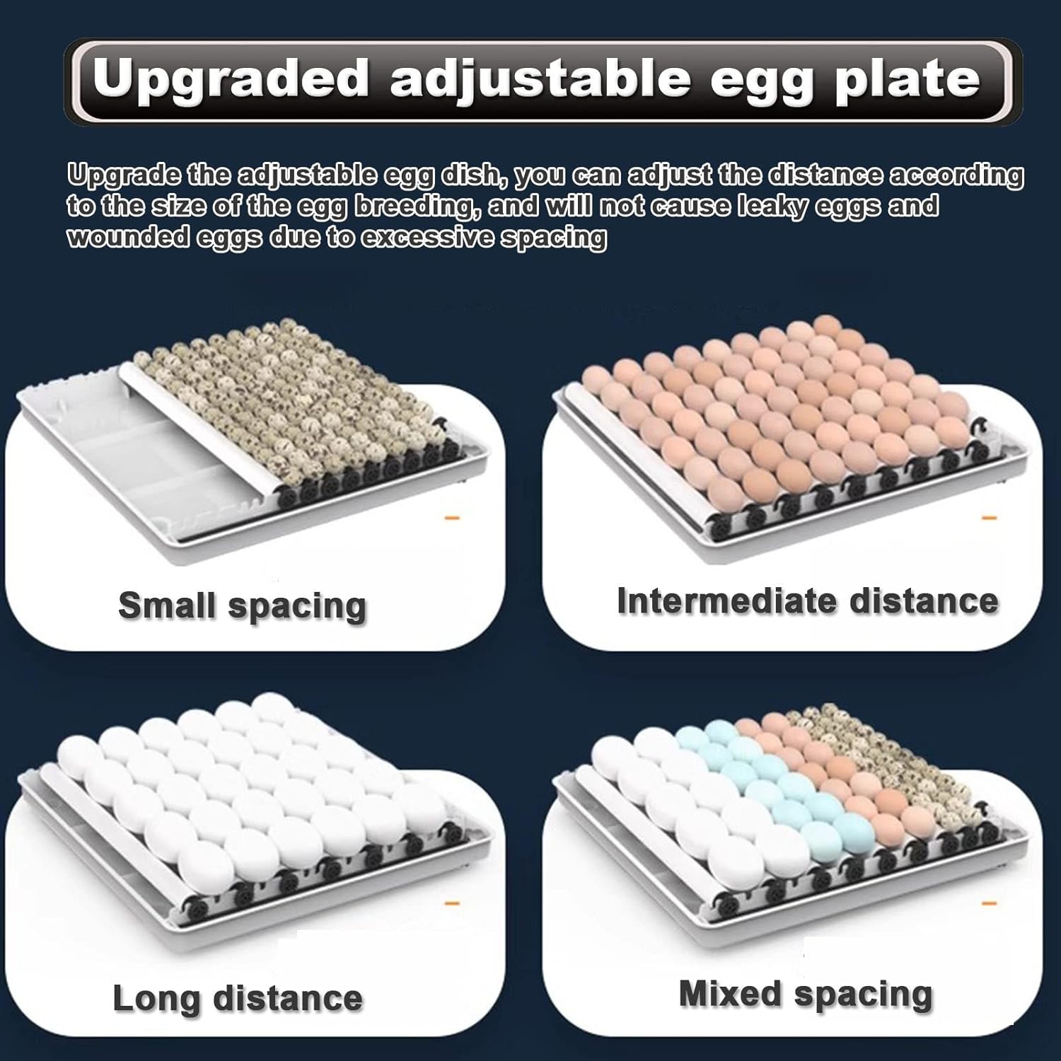 Automatic 70 Egg Incubator - Auto Water System, Humidity Control & Egg Candler - Image 6