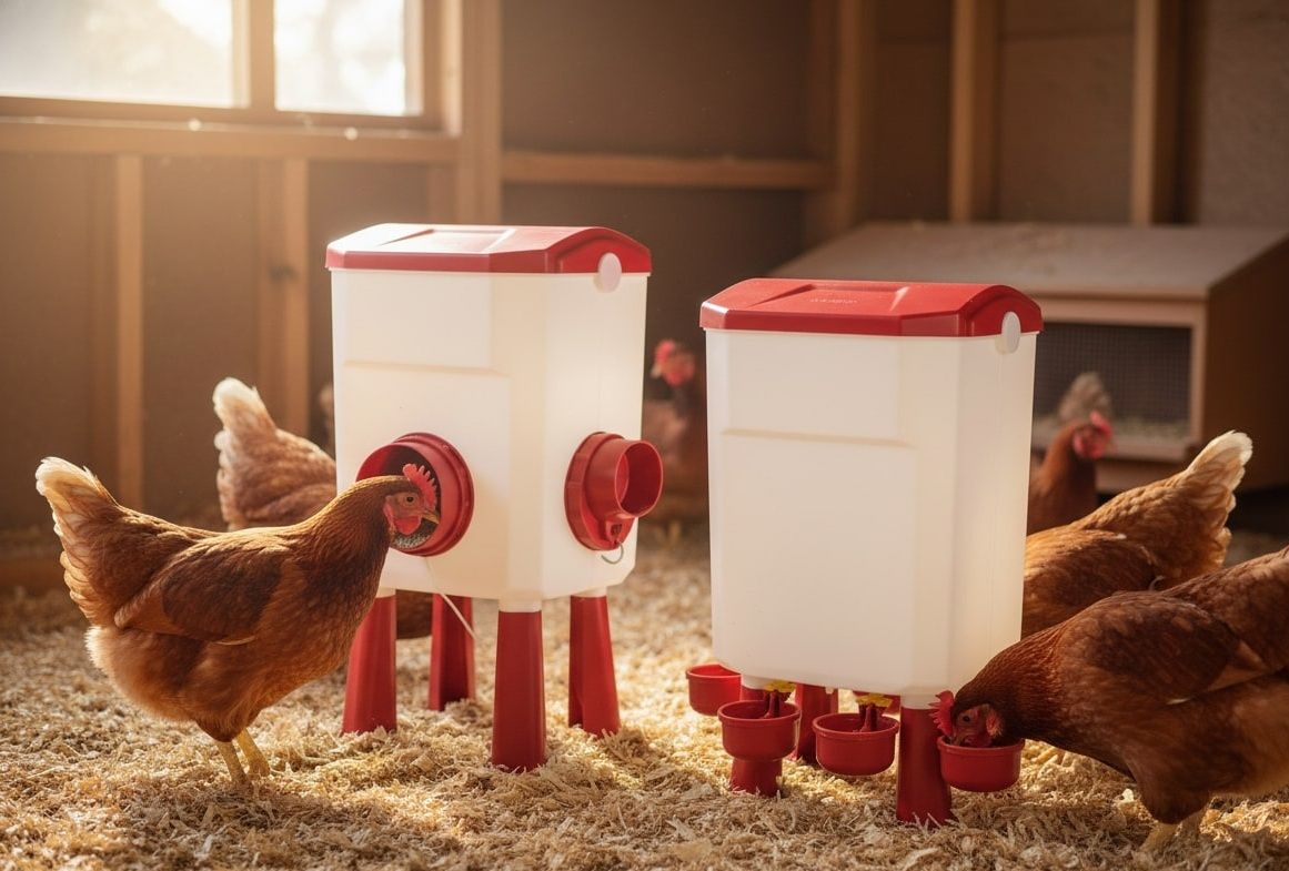 Poultry Feeder & Waterer Set (8KG, 7L) - Image 9
