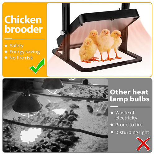 15-22W Chick Brooder Heating Plate w/ Adjustable Temperature - Image 4