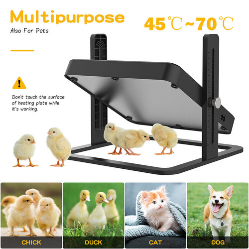 15-22W Chick Brooder Heating Plate w/ Adjustable Temperature - Image 8