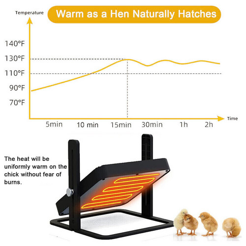 15-22W Chick Brooder Heating Plate w/ Adjustable Temperature - Image 11