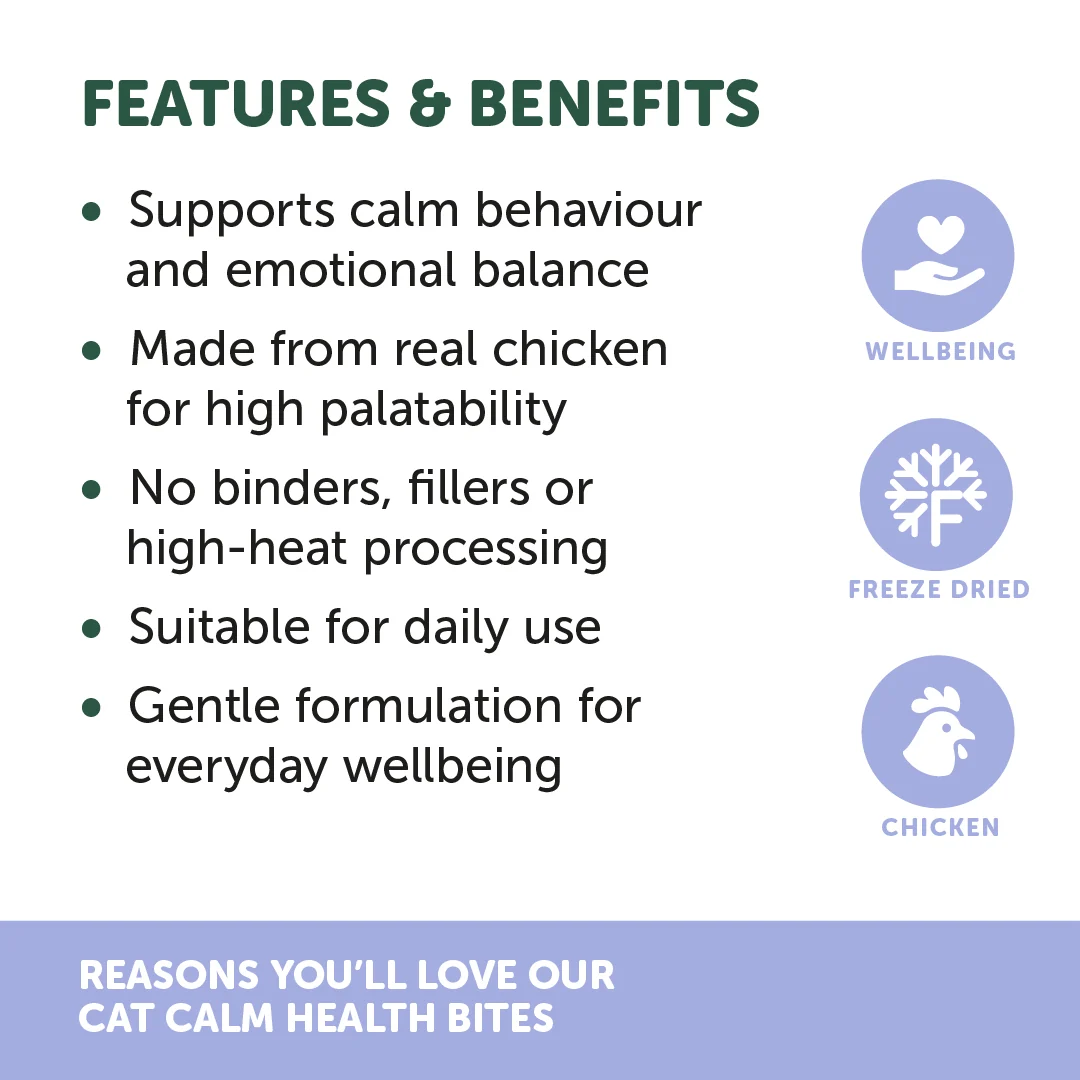 Natural Animal Solutions – Freeze Formed™ Feline Calm Health Bites - Image 6