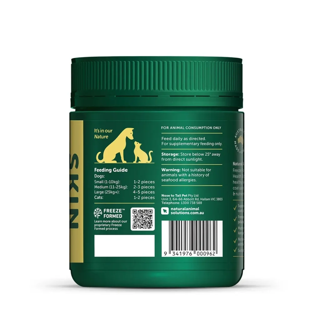 Natural Animal Solutions – Freeze Formed™ Skin & Coat Health Bites - Image 4