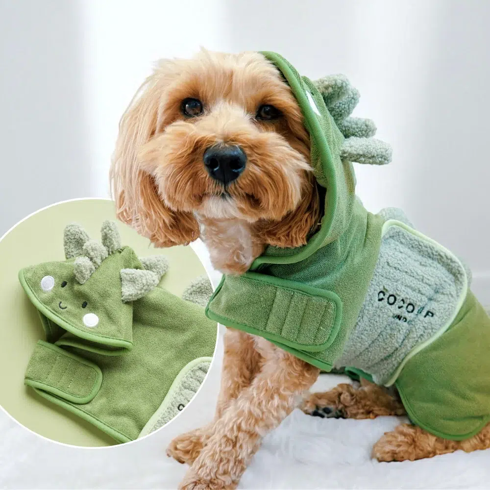 Cocopup London – Dinopup Drying Robe - Image 2